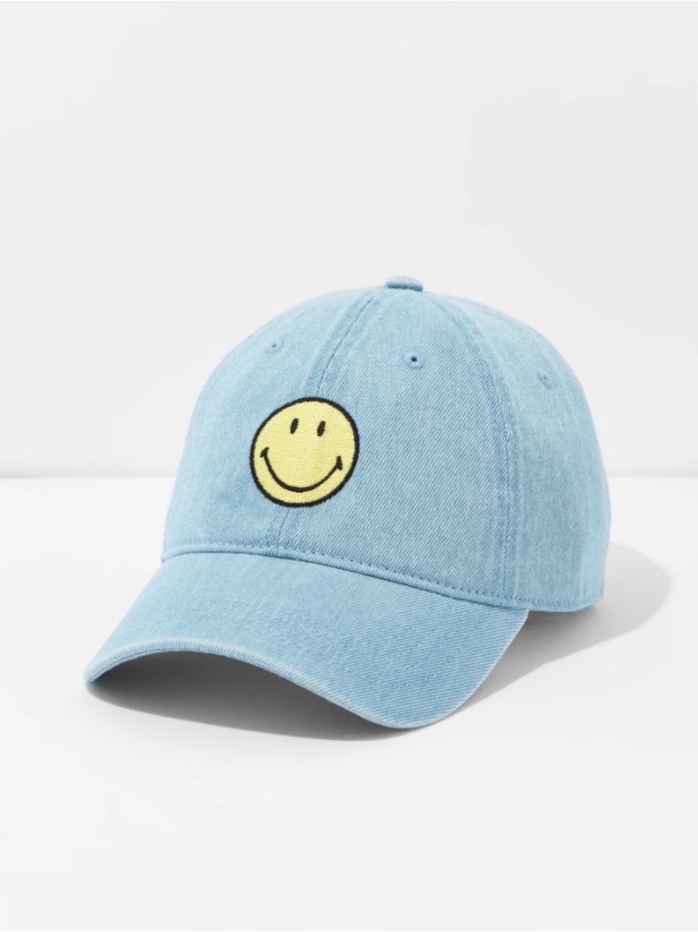 American Eagle Smiley Face Denim Hat